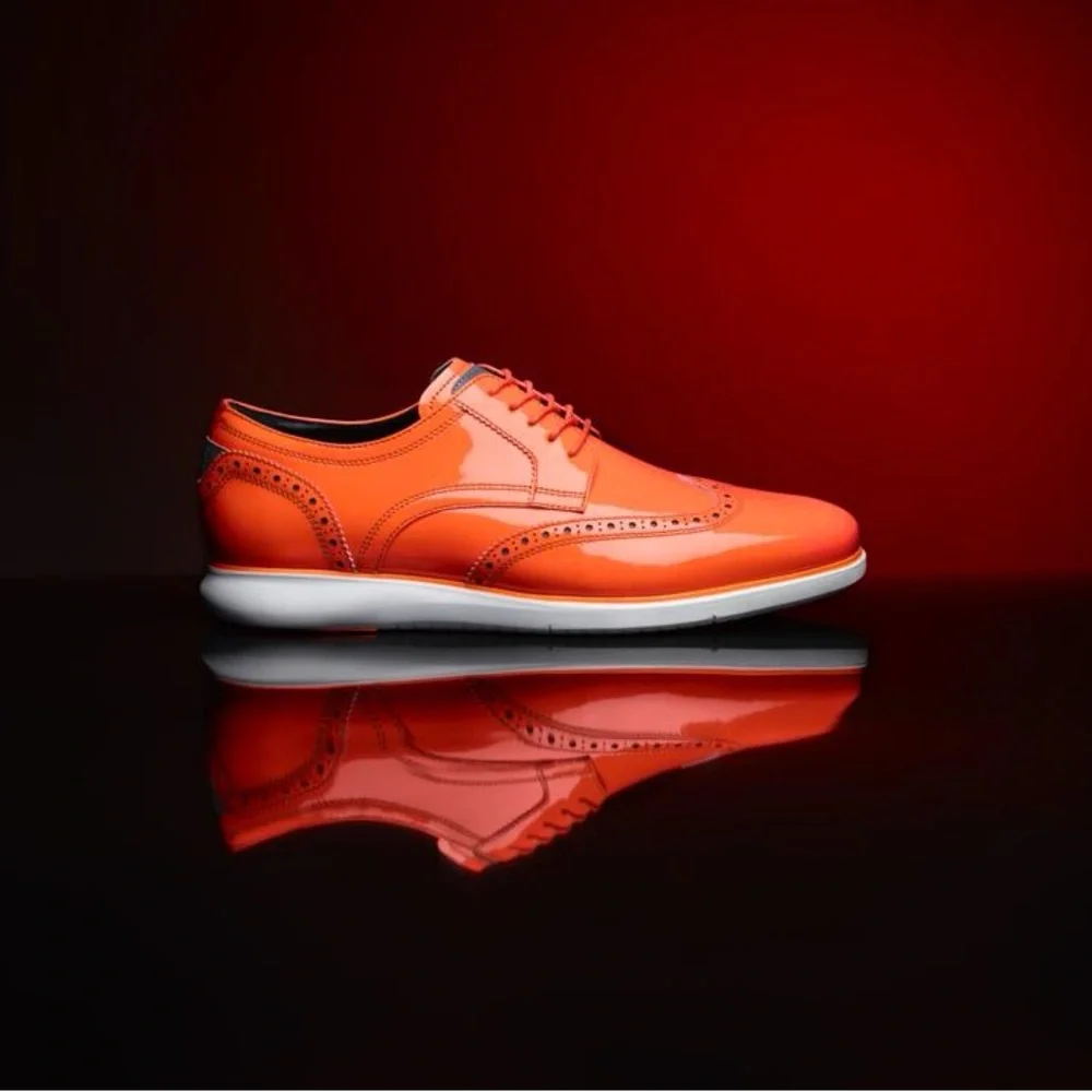 Floresheim Men's Orange Dress Shoes